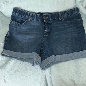 JEAN SHORTS, GENTLY USED